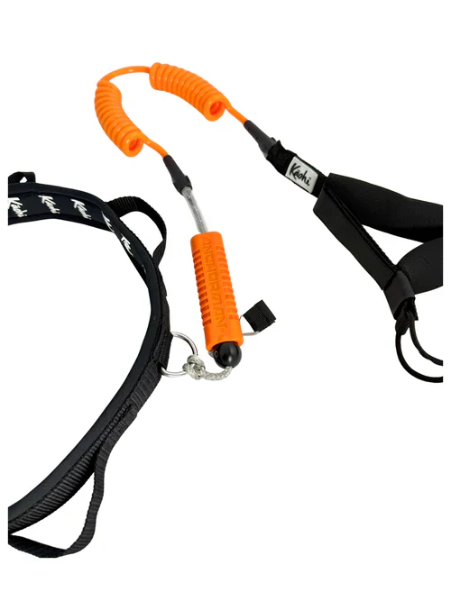 Kāohi INVIZ Leash | Hybrid Leash For Downwind Foiling - Image 6