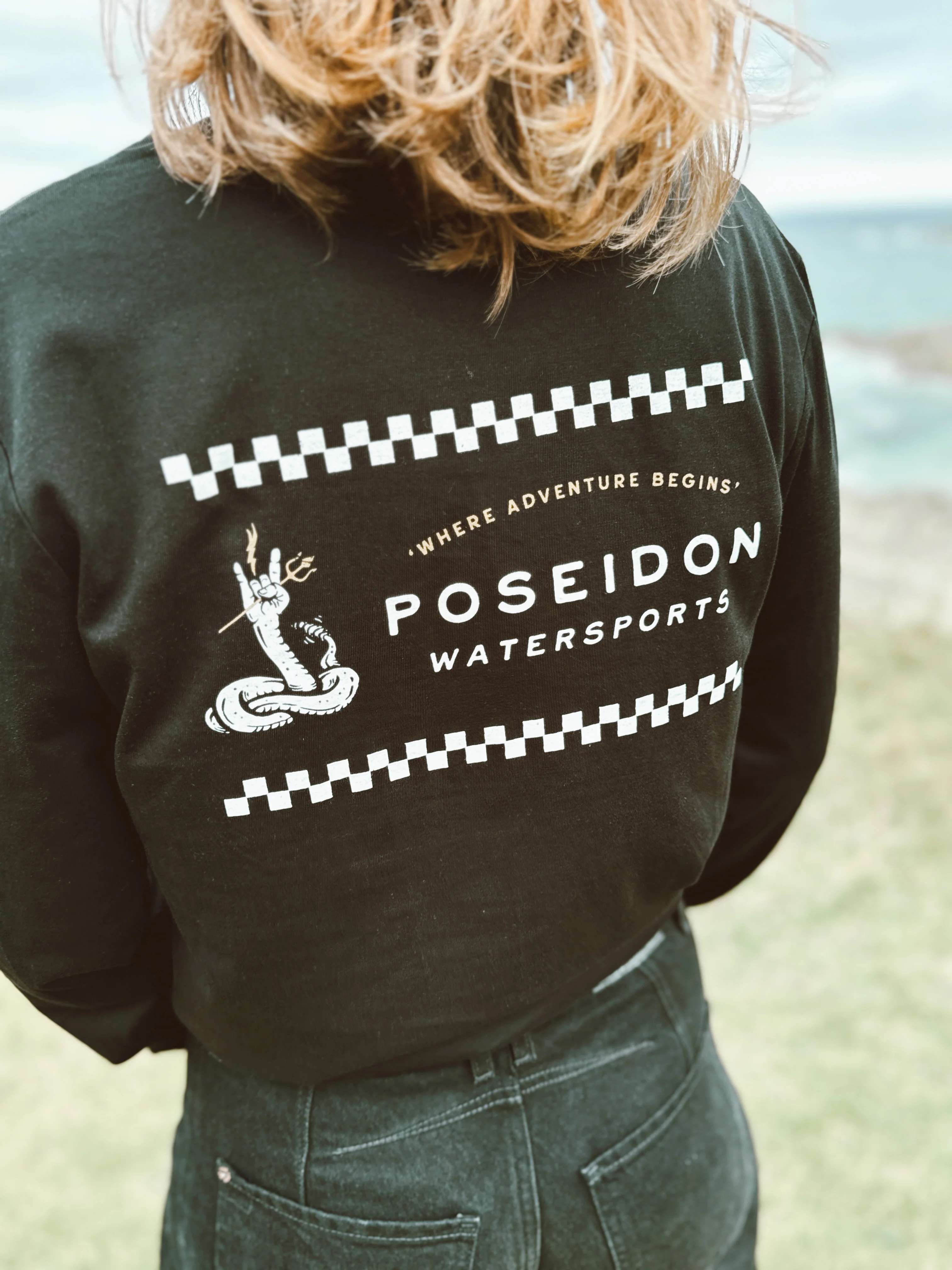 Poseidon Rattlesnake Long Sleeve T-Shirt | Black - Image 4