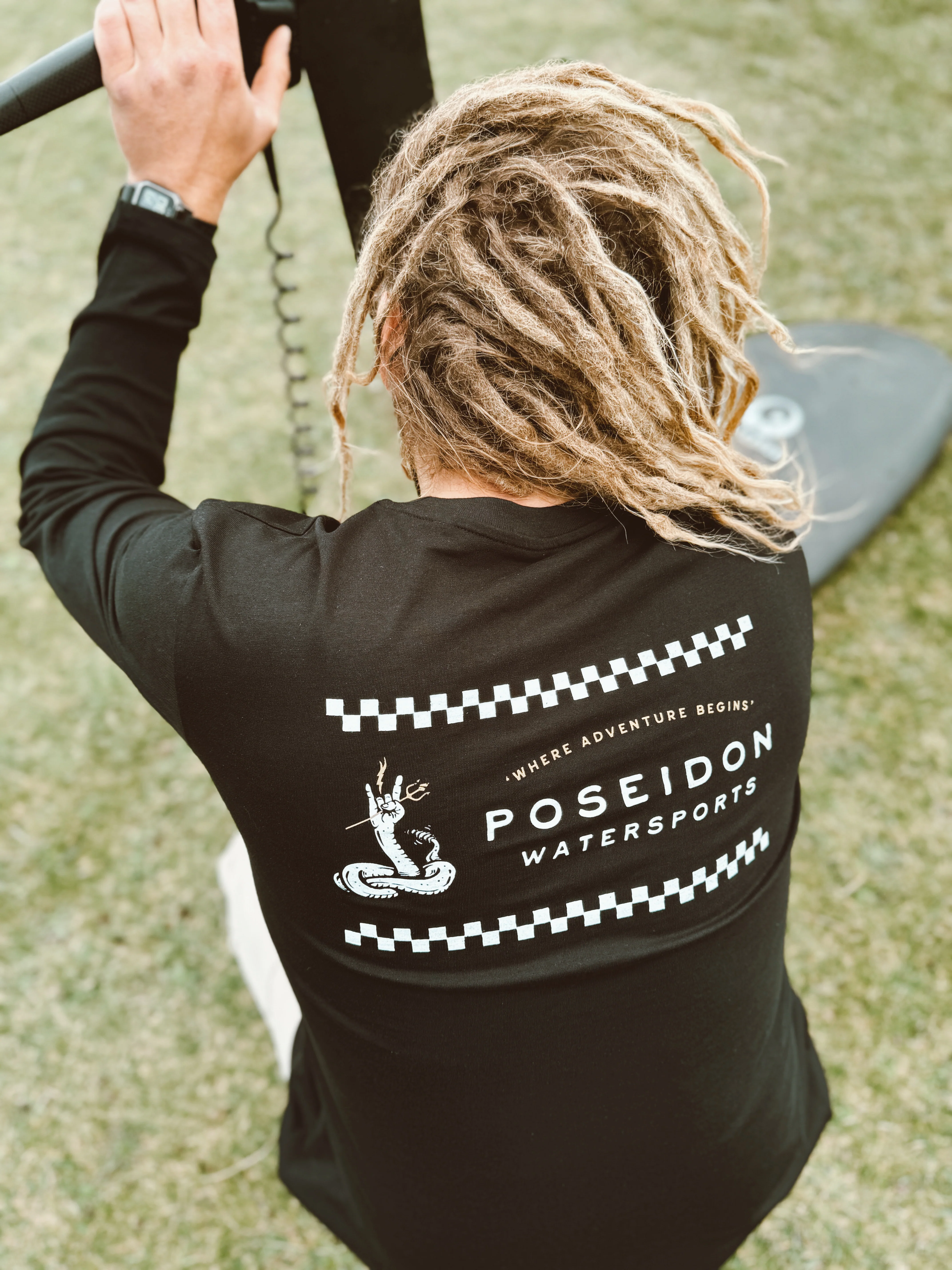 Poseidon Rattlesnake Long Sleeve T-Shirt | Black - Image 5