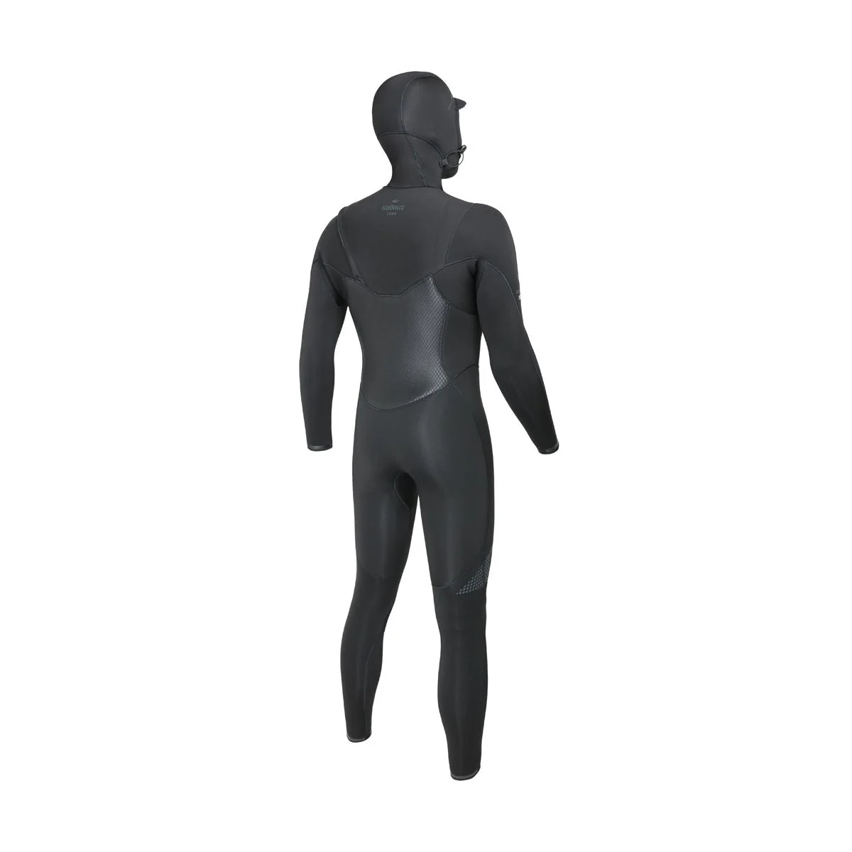 Sooruz FIGHTER Hooded 4/3 Fullsuit Chest Zip - Black - Image 2