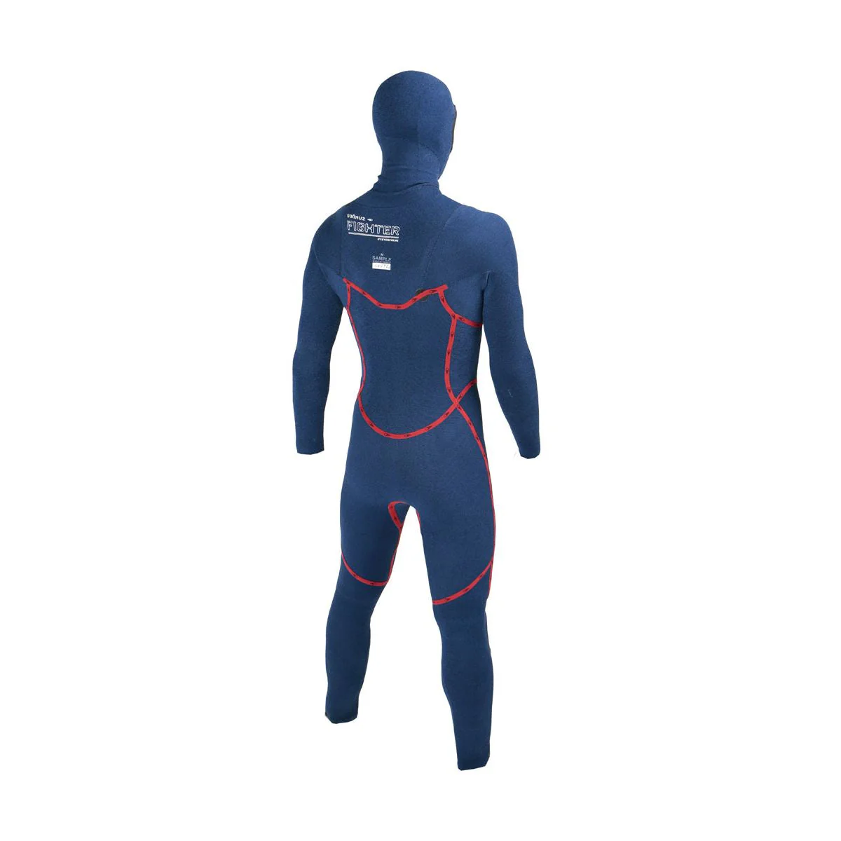 Sooruz FIGHTER Hooded 4/3 Fullsuit Chest Zip - Black - Image 4