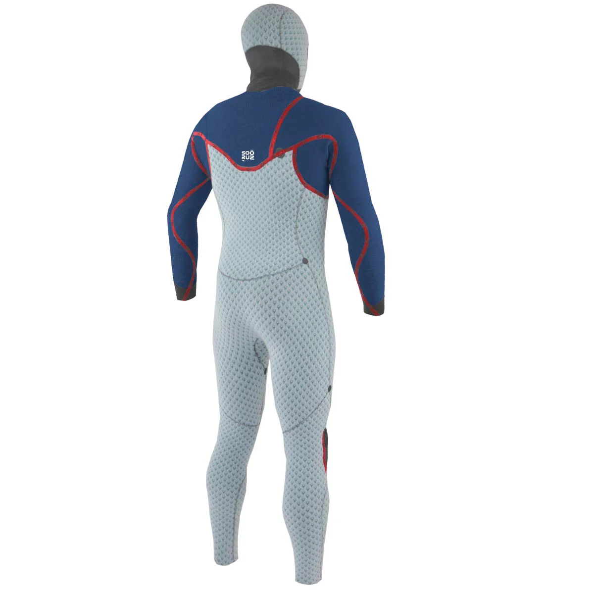 Sooruz GURU+ Hood 6/5/4 Men's Fullsuit Chest Zip - Black - Image 3