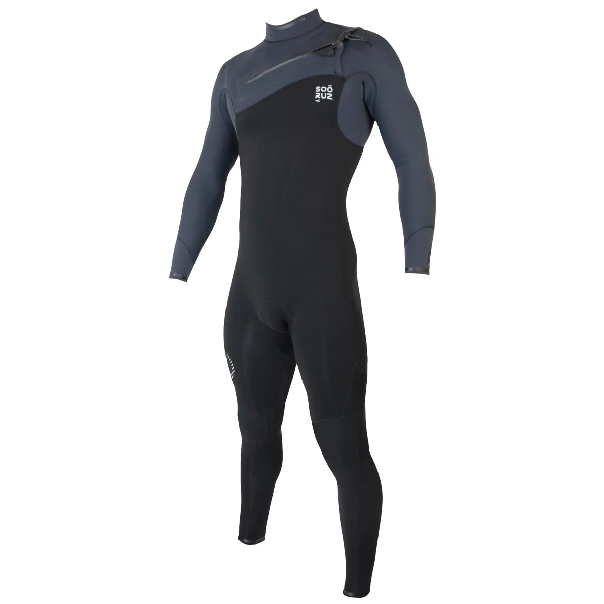 Sooruz GURU PRO 3/2mm Men's Fullsuit Chest Zip - Black